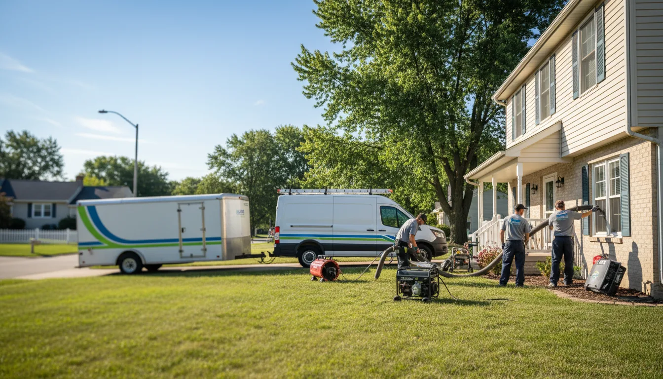 Flooded Basement Restoration And Cleanup With Repair in Waterville, OH near me